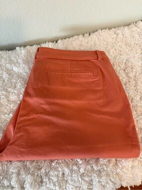 Tommy Bahama Coastal Beach Cropped Chino   SZ 14  Peach Gelato NWT